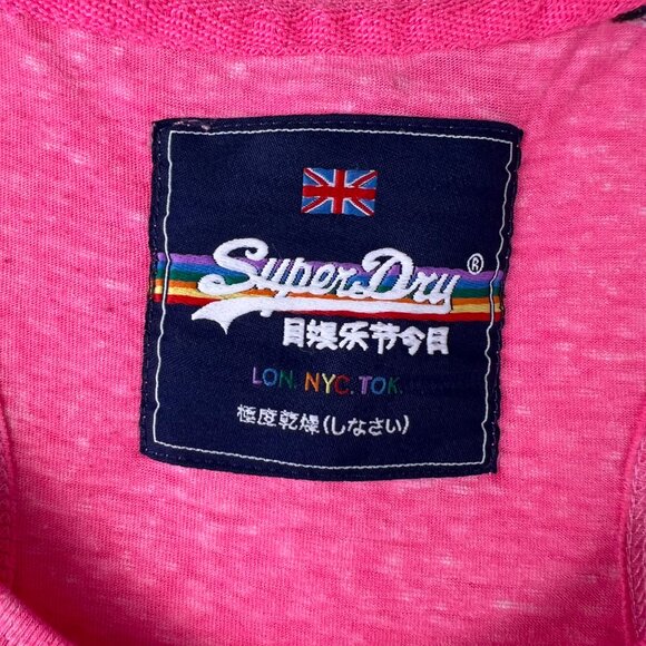 SuperDry Festival Vintage Logo Over Rainbow Print Tank Top - Picture 3 of 4